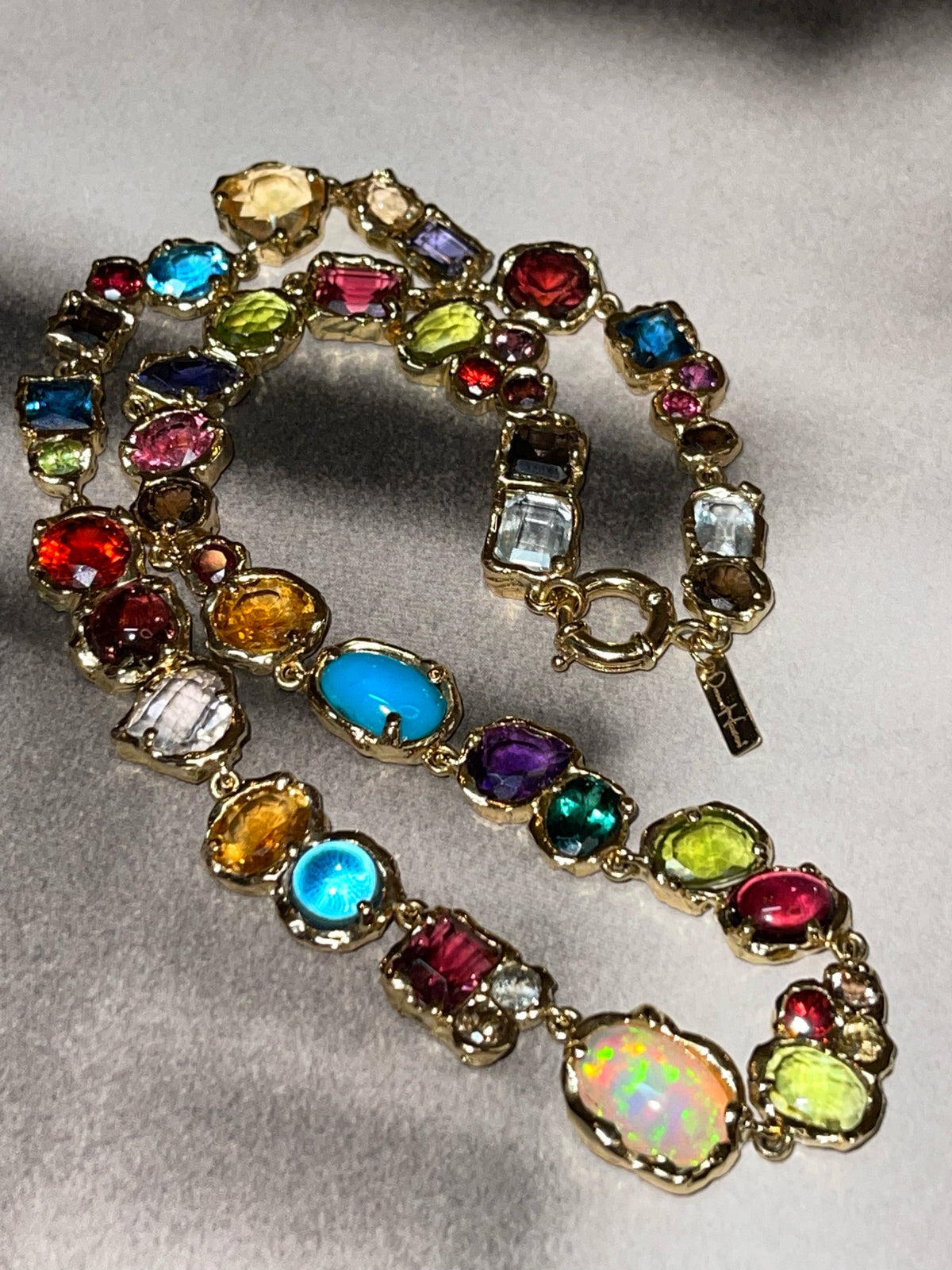 Rainbow Ratatouille Necklace, A Bespoke Piece  