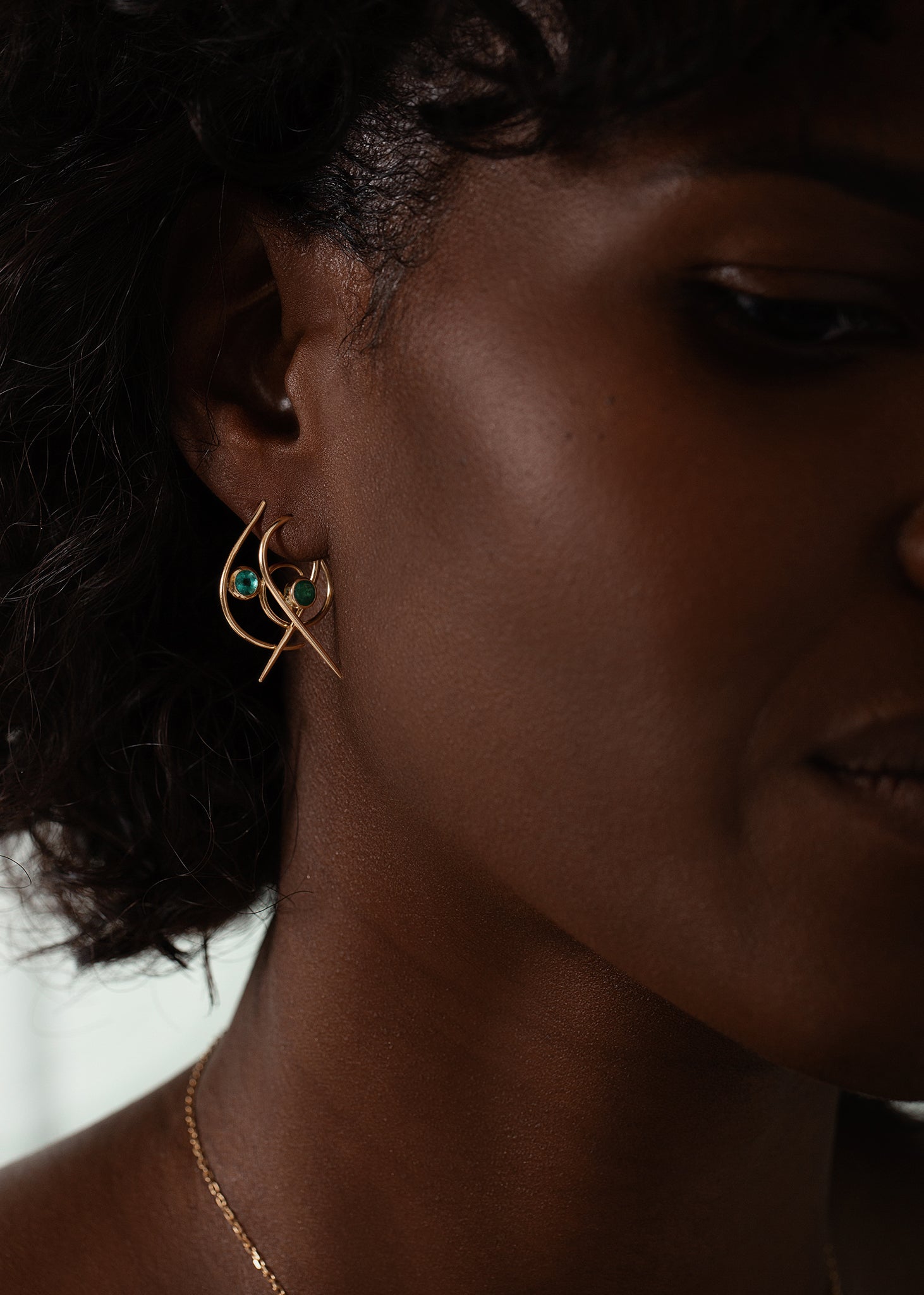 Harmingly Looped Single Earring 