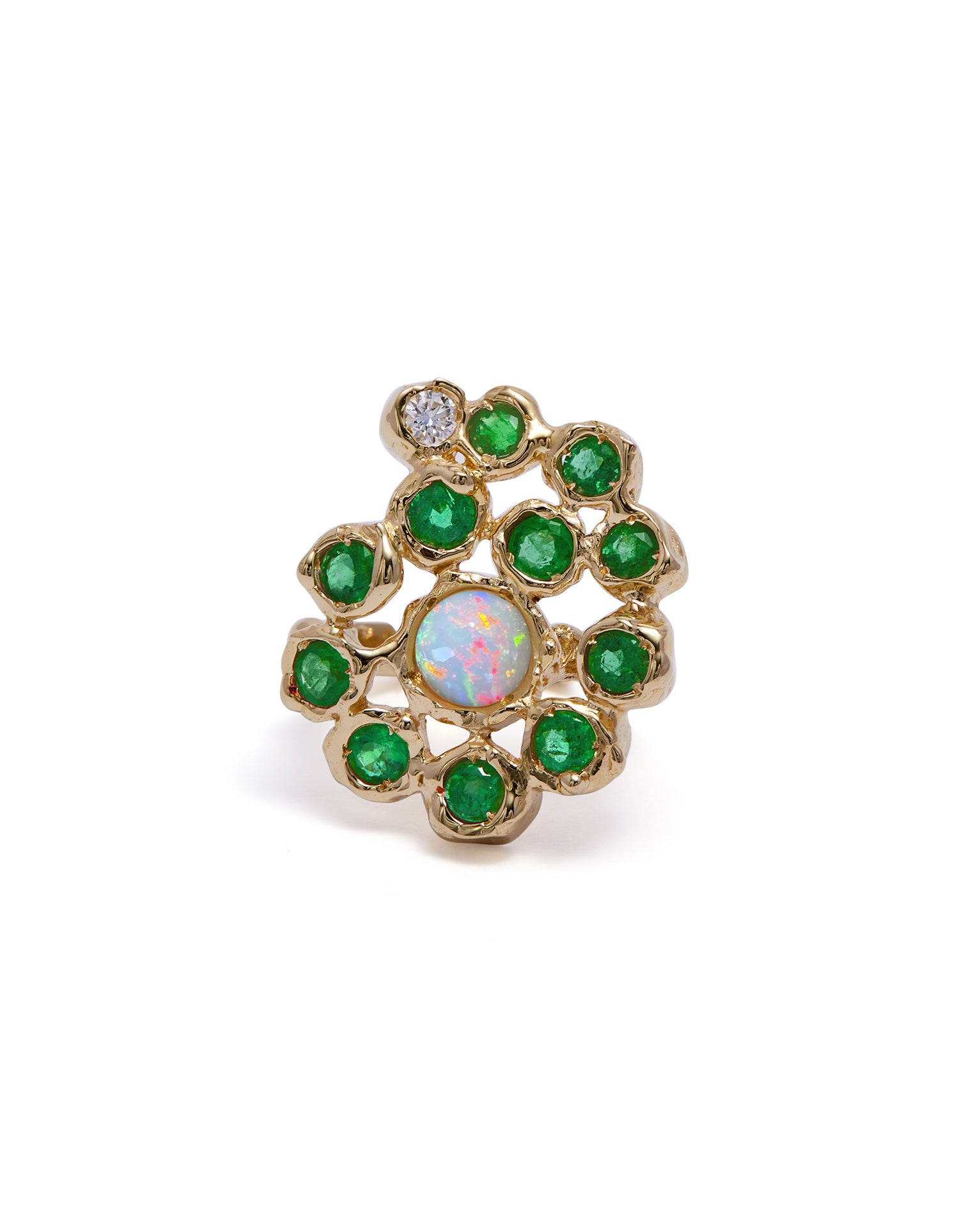  Universe-Inspired Spiral Diamond Ring