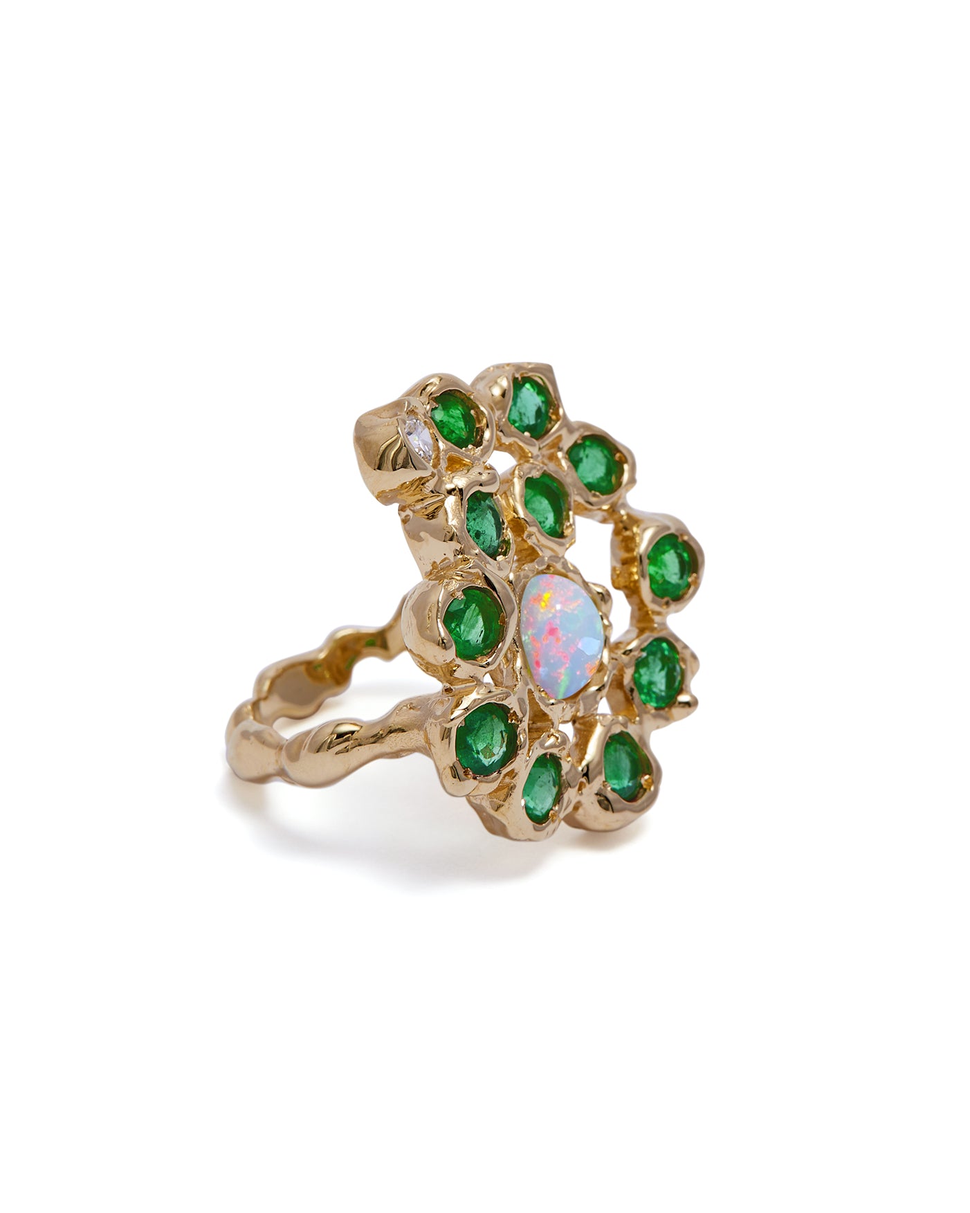  Universe-Inspired Spiral Diamond Ring