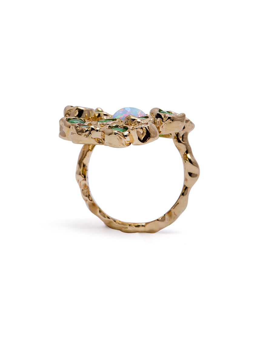  Universe-Inspired Spiral Diamond Ring